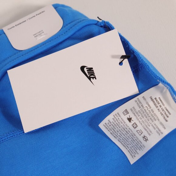 NWT Nike Tech Fleece Short - Boys Blue Size Medium - Picture 14 of 14